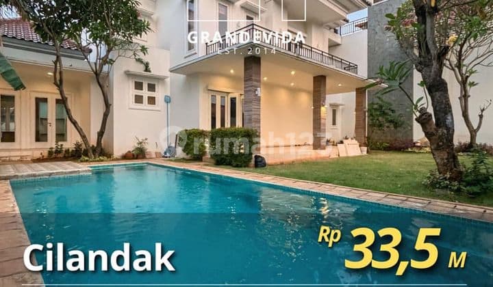 Rumah Mewah Dan Cantik Tanah Luas Bangunan Besar Dekat Ke Mrt Station