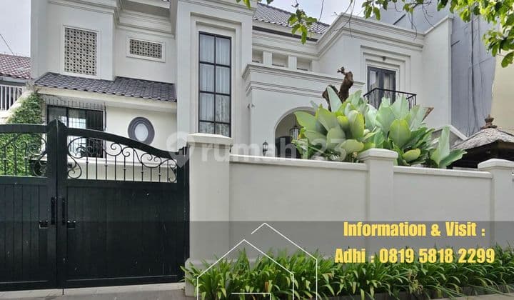 Rumah Mewah Kondisi Baru Jalan Depan Lebar At Panglima Polim Keb Baru Jakarta Selatan
