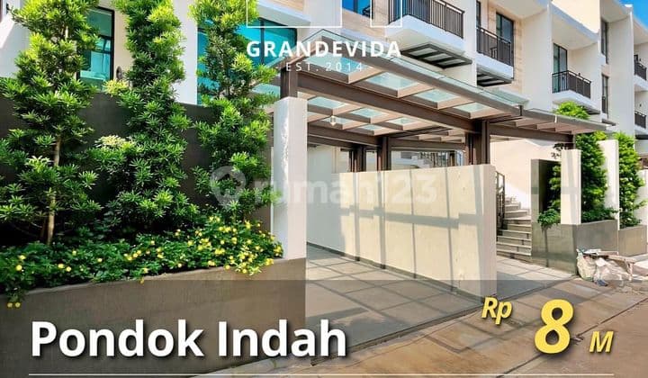 Rumah Baru Siap Huni Dalam Townhouse Design Modern Sangat Cantik At Villa Pondok Indah