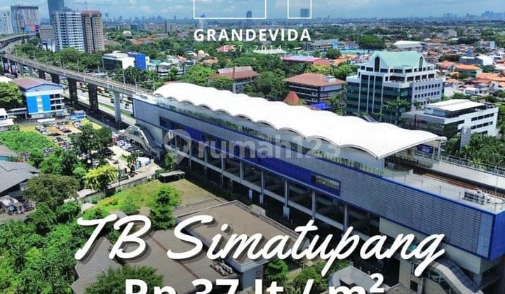 Tanah Lahan Komersil Ex Showroom Mobil Best Lokasi Dekat Mrt Stasiun Harga Menarik