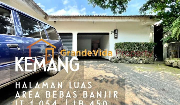 Rumah Lama Hitung Tanah Lokasi Premium Jalan Lebar Bebas Banjir At Kemang Dalam