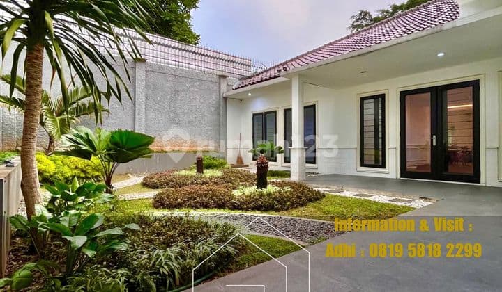 House in Permata Hijau Newly Renovated Strategic Location on Wide Street