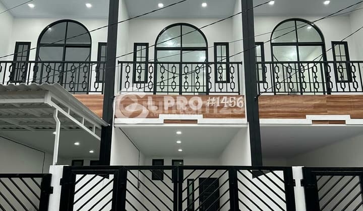 For Sale New 3-Story Ready-to-Occupy House Flood-Free Eligible for Bank Mortgage in Tanjung Duren West Jakarta