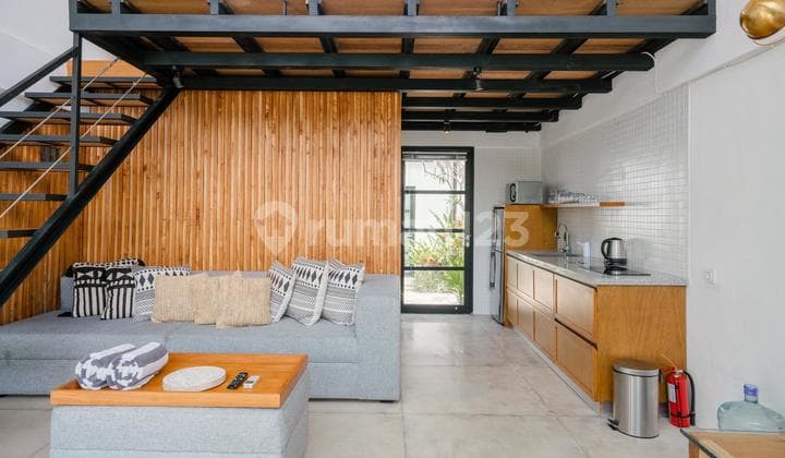 Leasehold – Modern Minimalist Villa with Mezzanine and Stunning Pool Area, in Babakan, Canggu, Bali.