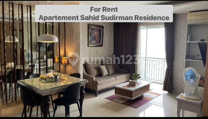 Disewa Apartemen Sahid Sudirman Residence 2 Kamar Tidur Furnished Bagus
