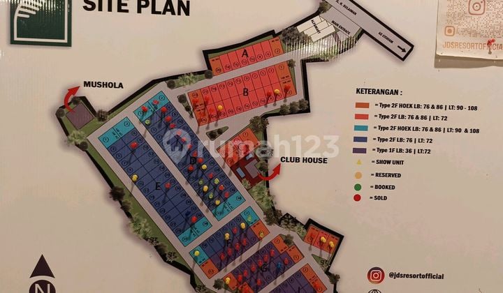 Di Jual Rumah Resort Full Furnih Bebas Banjir