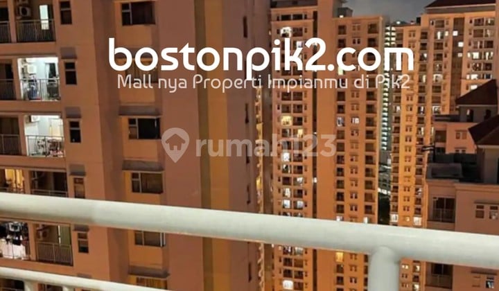For Sale Mediterranean Garden Residence Apartment 42m2 2br Nice Furnished West Jakarta