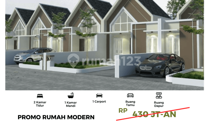 Rumah Madiun Kota Serayu 300 Jutaan Dekat Unmer