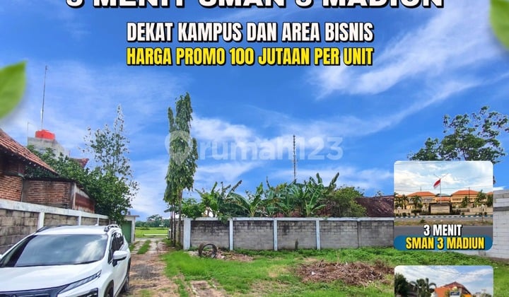 LAND FOR SALE CHEAP MADIUN 100 MILLION NEAR STATION READY TO BUILD