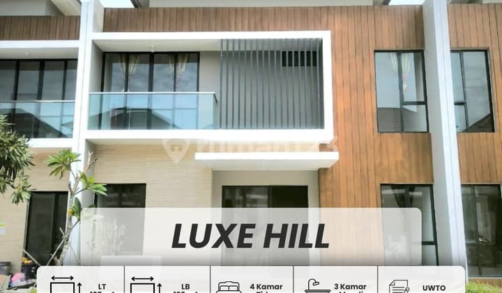 Disewa Rumah Luxe Hill 4kt 3km Full Furnished di Batam Centre