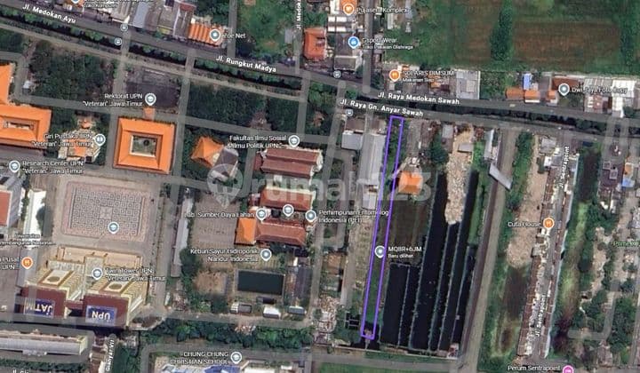 Kavling Tanah Strategis di Jl RAYA GUNUNG ANYAR SAWAH