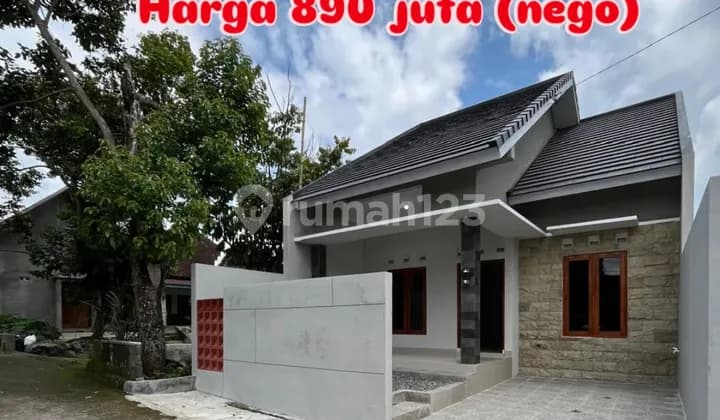 Rumah Cantik Modern Dengan Tanah Luas Dan Tata Ruang Lega Di Jalan Palagan Km 12 Donolayan Dekat Pasar Rejondani