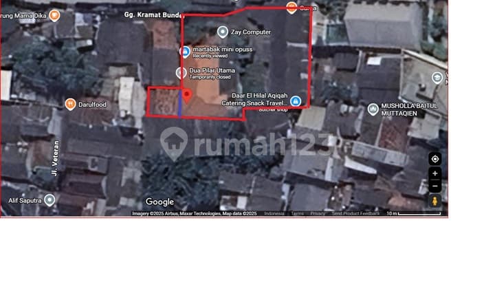 Tanah Dijual, Pegadungan - Wadas Seluas786m2 (Shm N Hgb), Kec Kalideres, Jakarta Barat