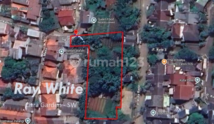 Tanah Dijual, LT 1628 (27X60), Daerah Limo, Sebelah Graha Cinere, Depok, Jawa Barat
