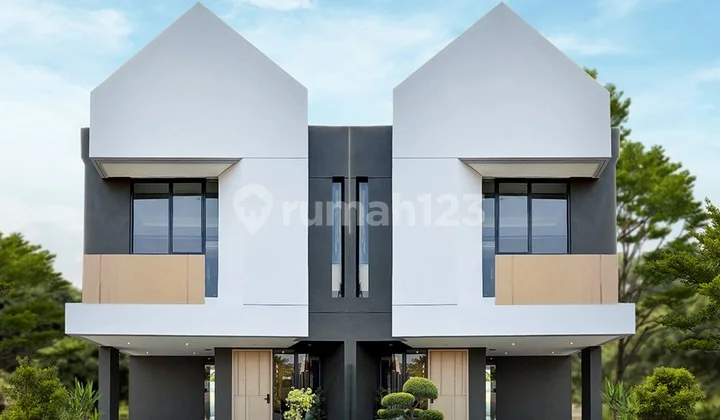 Rumah Cantik Minimalis dengan Konsep Japanase di Park Spring Type Villa, Sukapura