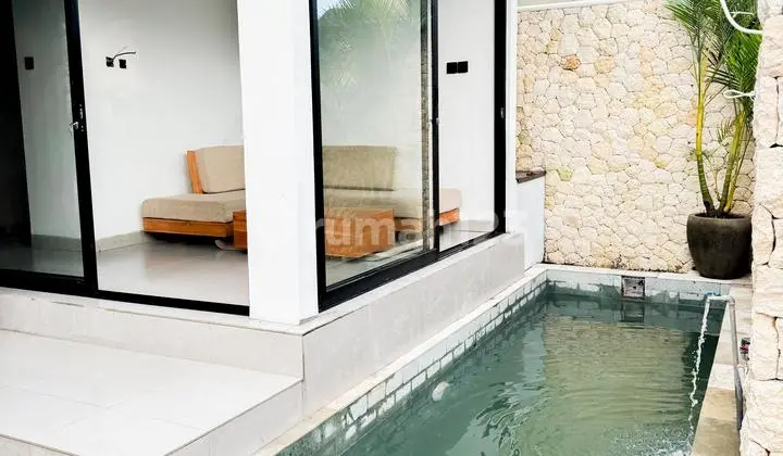 Dijual Villa Private Pool Furnish Dekat Pantai Dd
