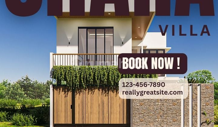 Villa Baru Freehold Dekat Melasti Beach