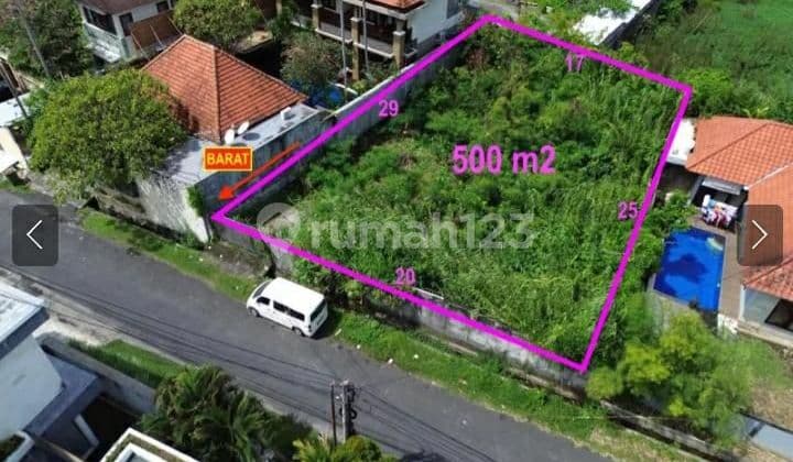 Dijual Tanah 5 Are Di Jl Dewi Saraswati Seminyak AT