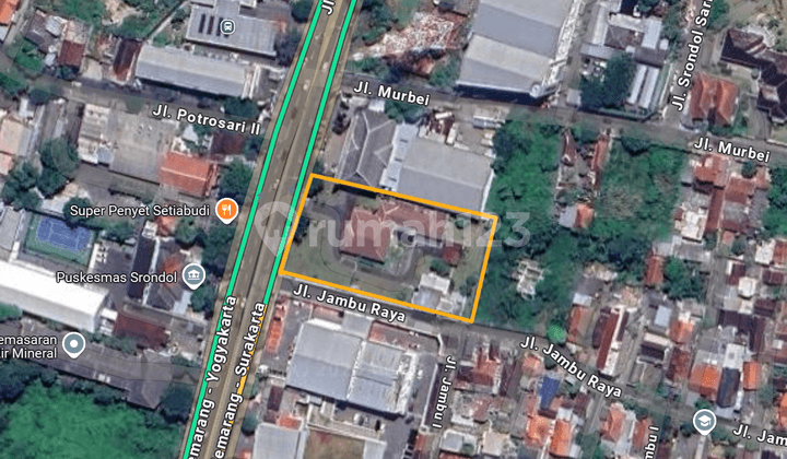 Tanah Jl. Setia Budi Kota Semarang strategis murah sesuai NJOP