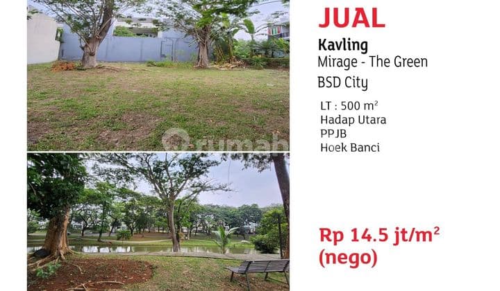 Jual Kavling The Green Cluster Mirage Bsd City View Danau