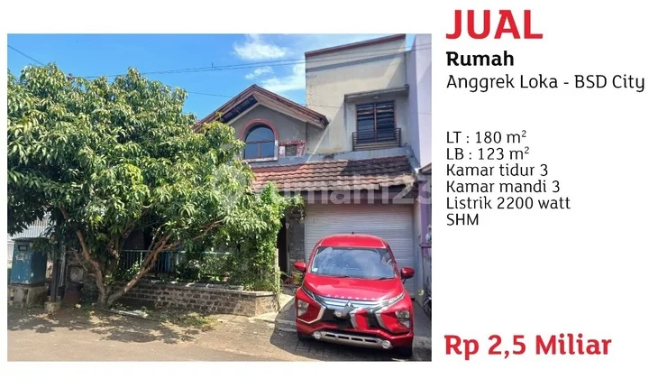 Jual Rumah Anggrek Loka Bsd City Jual Rumah Anggrek Loka Bsd City