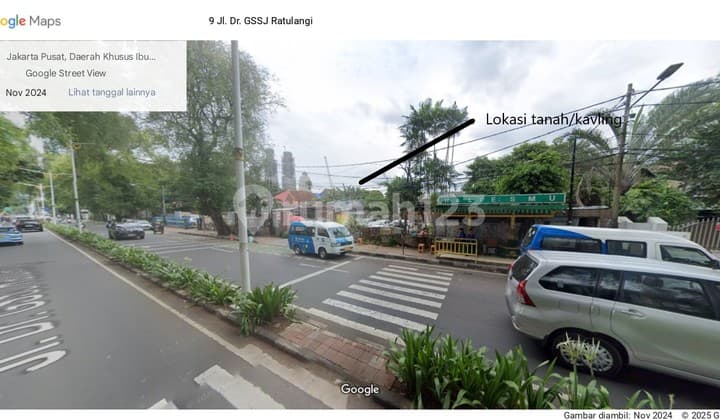 Dijual Tanah dan Bangunan Strategis di Menteng