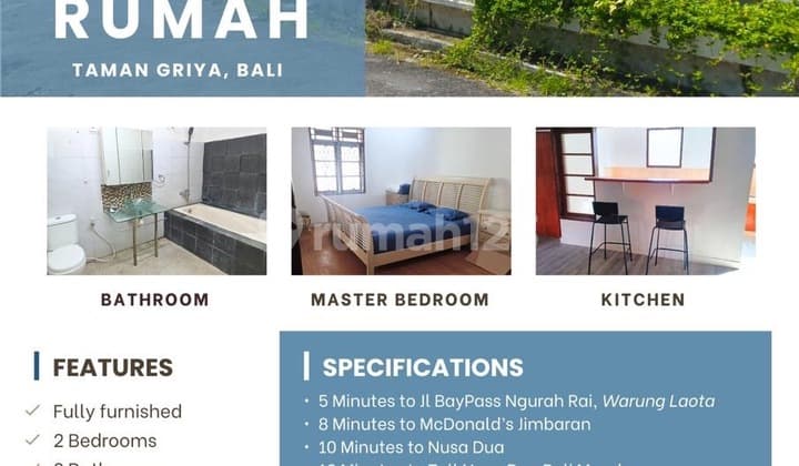 Rumah Strategis Taman Griya Jimbaran