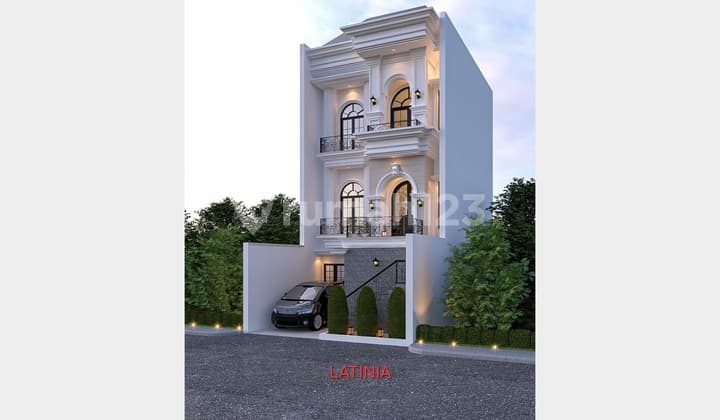 Rumah Eksklusif 3 Lantai Pesan Bangun di Jagakarsa Dekat Stasiun