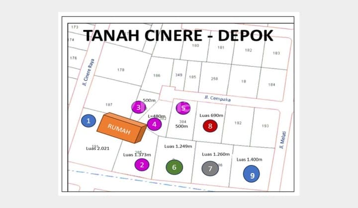 Wide Land Near Cita Persada Cinere School