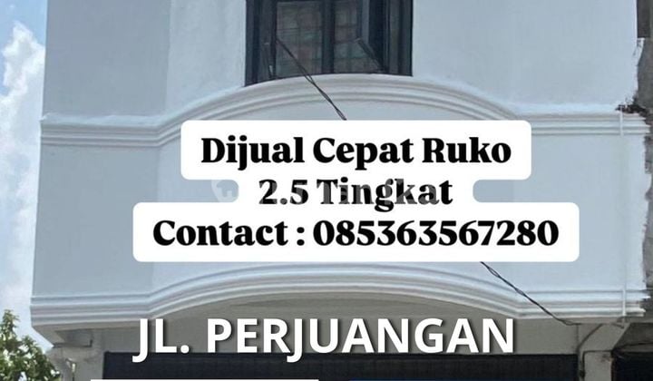 Jual Cepat Ruko Sunggal Jalan Perjuangan Simpang Jalan Serba Guna