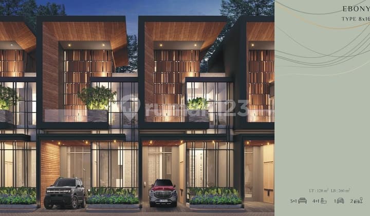 Villa Baru Jalan Padang Golf Komplek Polonia Garden Tipe Ebony
