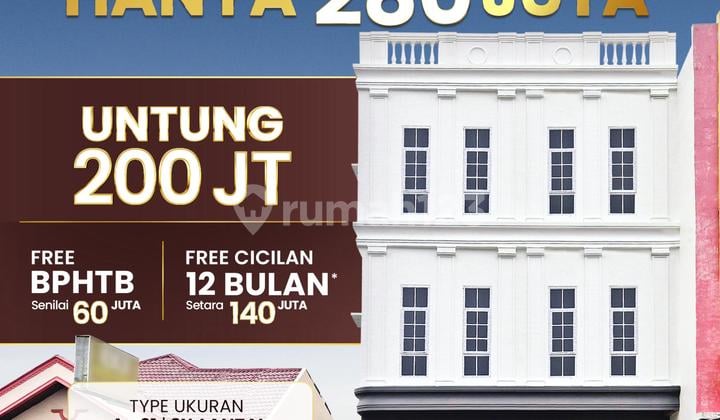 Ruko Baru Komplek Well Estate Jalan Perjuangan Daerah Pancing