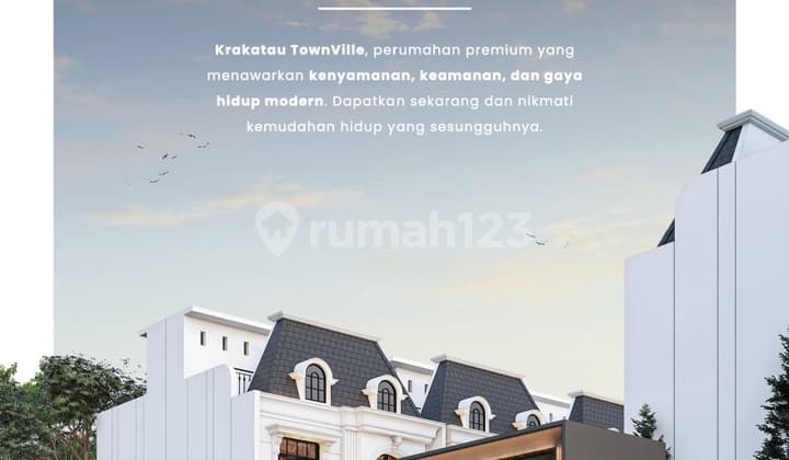 Rumah Komplek Krakatau Townville Jalan Sidorukun Sekitar Cemara