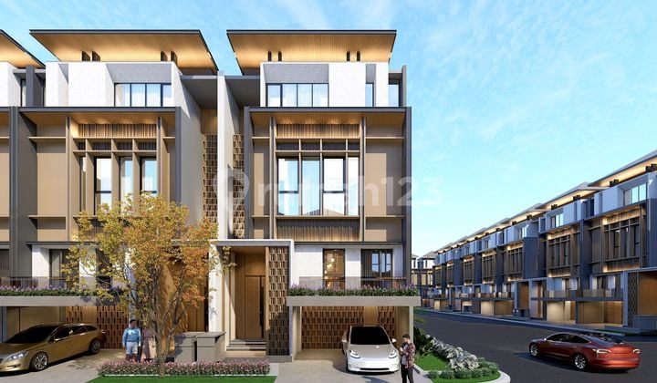 Rumah Premium 3 Lantai Tanpa Koridor-lebih Rapi & Modern