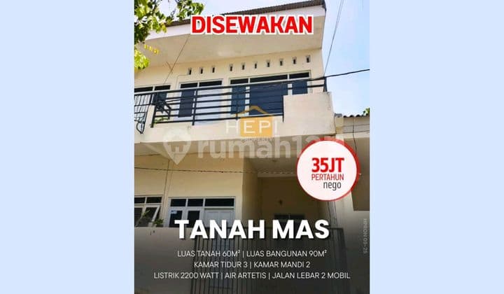 Rumah Murah Disewakan Terletak Di Perumahan Tanah Mas Semarang