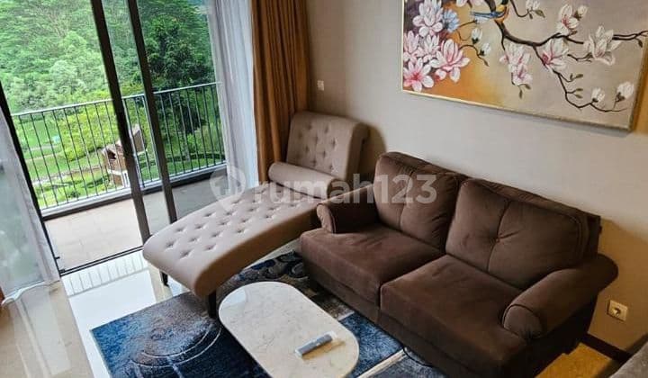 Furnished Marigold Apartment 2br & 1 Study Room in Navapark BSD