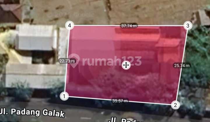 Tanah Langka dan Strategis Pinggir Jalan Utama Padanggalak Sanur | Denpasar | Bali