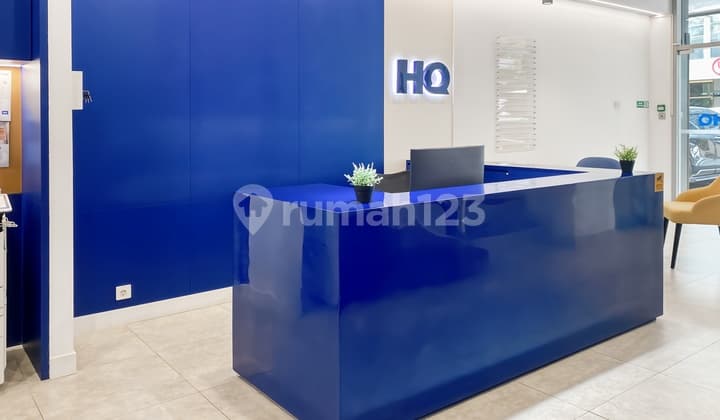 Ruang Kantor Profesional di Hq Jakarta, Altira Business Park dengan Jangka Waktu yang Sepenuhnya Fleksibel_3 Workstations Office