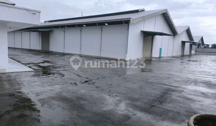 Di Jual Gudang Gunung Sindur Luas 1Ha, Lb 6000M² An Bangunan Baru Strategis Kawasan Industri di Jl. Serpong Parung, Parung, Bogor, Jawa Barat.#Hamdan