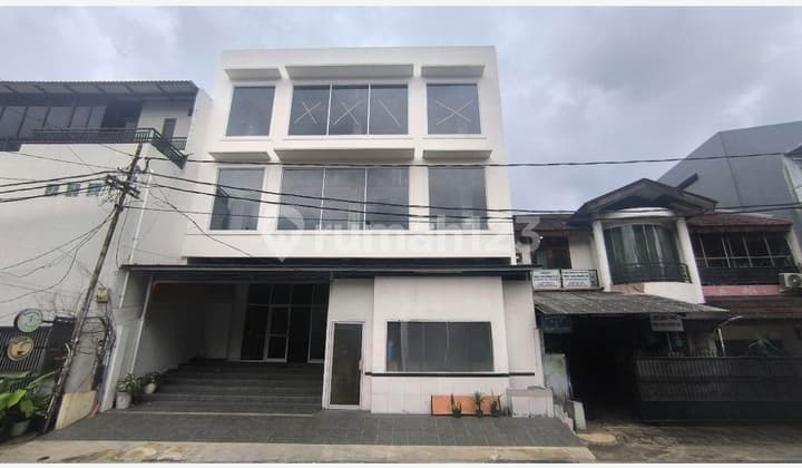 For Sale, 4-Story Shop House in Kemanggisan, 12X12, Strategic Location by the Main Road. jl Anggrek Nelimurni Kemanggisan Slipi Palmerah, West Jakarta #Hamdan