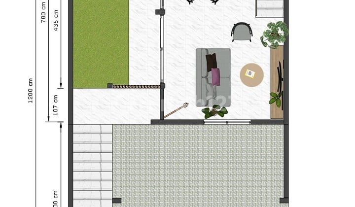 Rumah 3 Lantai Cocok Buat Villa di Sewakan20 Jt Perbulan