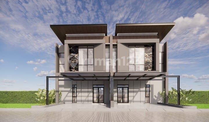 RUMAH MEWAH 2 LANTAI MODERN MINIMALIS DEKAT DENGAN GEDUNG SATE, SUDAH SHM FASILITAS LENGKAP