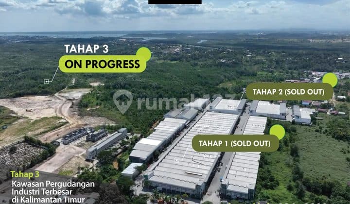 Gudang + Office Ruko Bizhub 52X Tahap 3 Pergudangan Terbesar