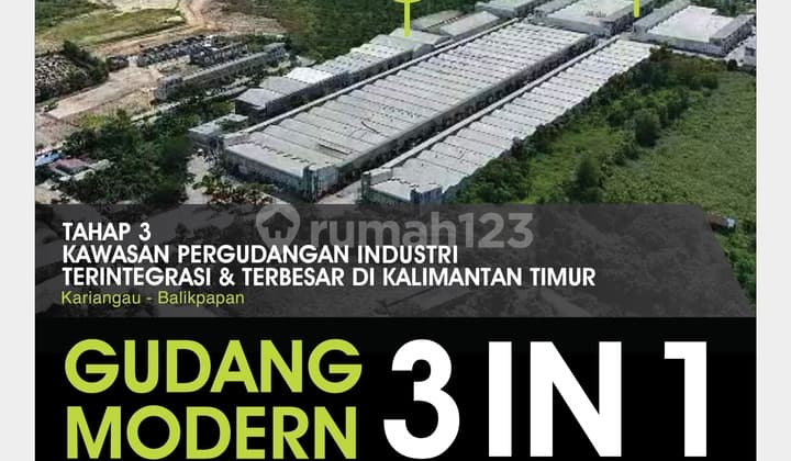 Gudang + Office Ruko 2 LANTAI Bizhub 52X Balikpapan
