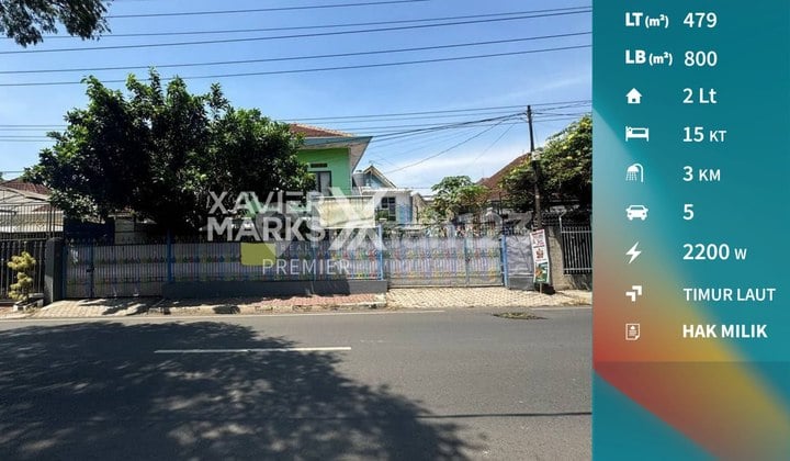 Rumah Luas Tengah Kota, Bisa Untuk Guest House Dan Kos