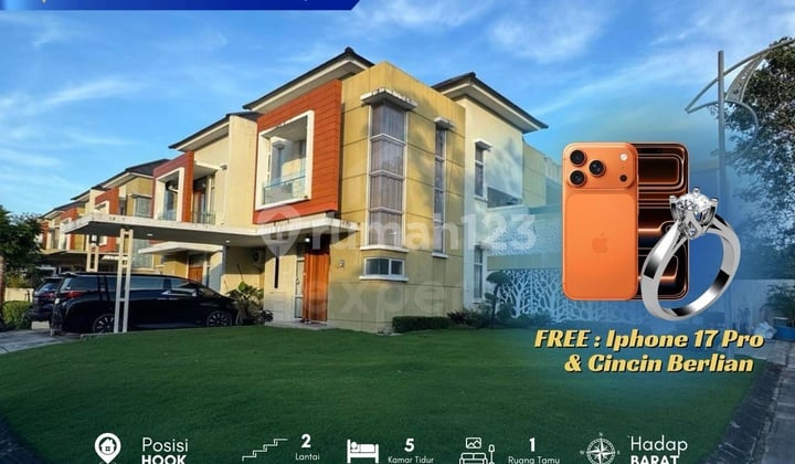 Rumah Mewah Furnish Posisi Hook Sukajadi Tgr Bonus Iphone17promax Dan Berlian Batam Center