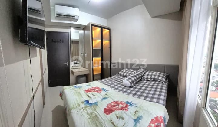 For Rent: Klaska Apartment 1BR Fully Furnished 15th Floor, Wonokromo, City Center