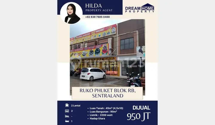 Ruko Phuket Blok RB, Sentraland Paradise Parung Panjang