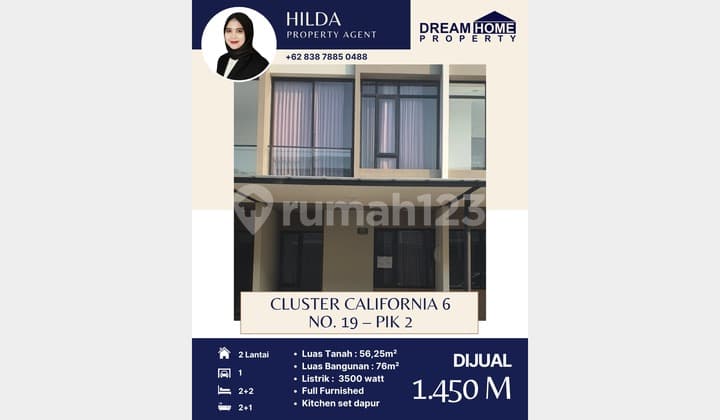 DIJUAL Cluster California - PIK 2