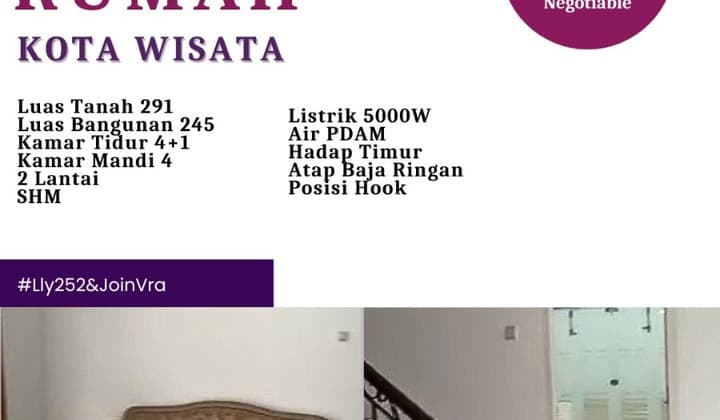 Rumah Mevvah Di Kota Wisata